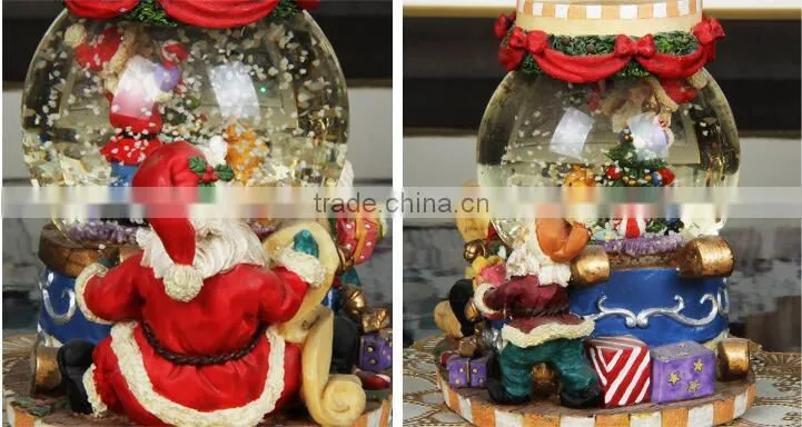 Decoration Christmas Gifts snow globe Resin snow globe crafts