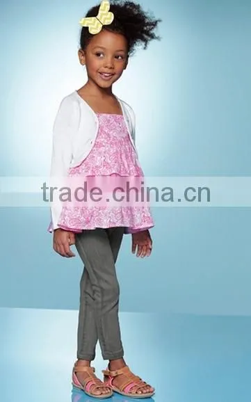 fashion girl's cardigan, knit sweater shrug for children