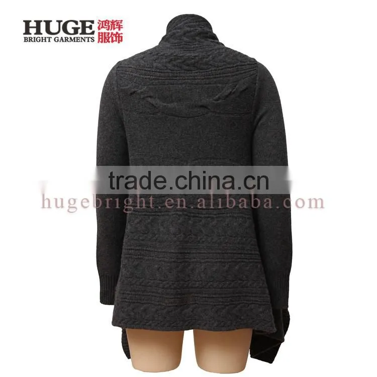Factory Direct Supply Knitting Patterns Sweater Coat