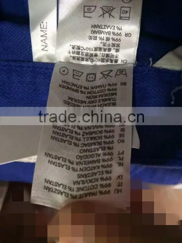Yiwu high quality garments brand kids pants clearance