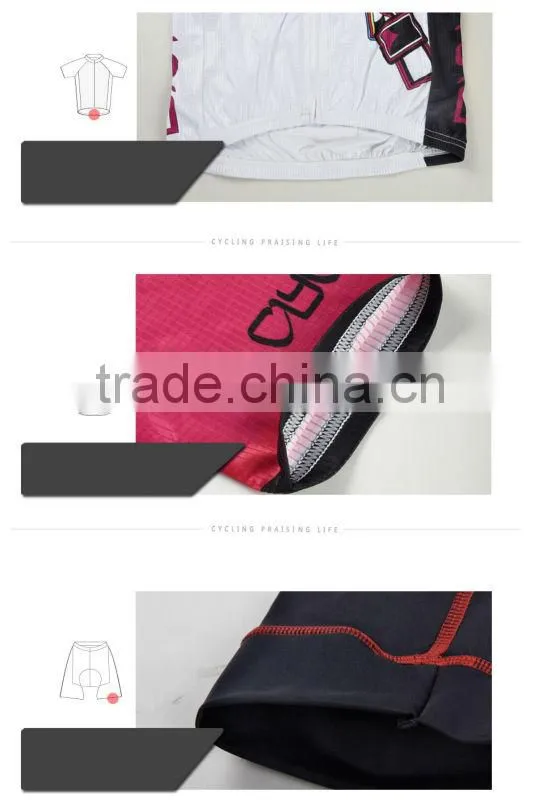 2014 good quality dry fit cycling clothes
