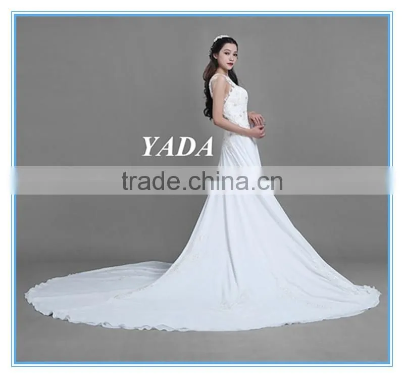 2016 Fashion Cotton Ladies Knitwear Long Vest Wedding Dress