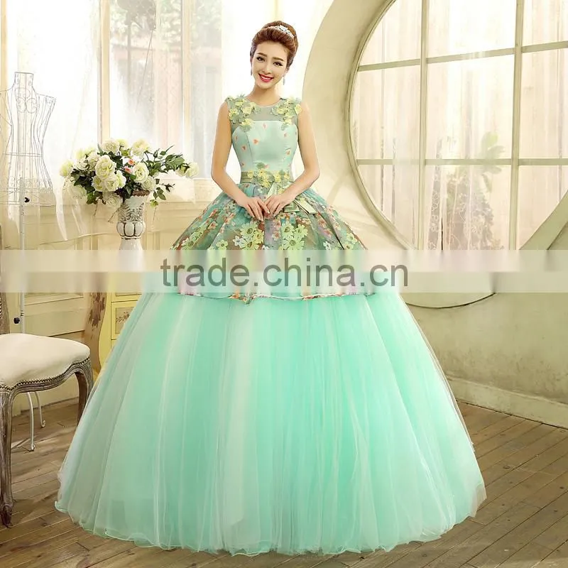 MGOO Hot Sale Designer Dress For Women prom Long Satin Evening Gown Beautiful Applique Dress L000123