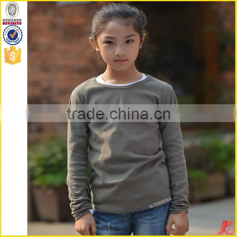 custom logo design kids round neck t-shirt