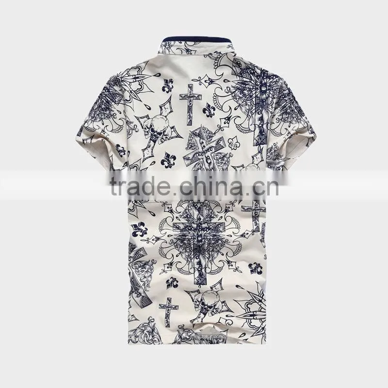 Men's Bulk Polo Shirt With All Over Print