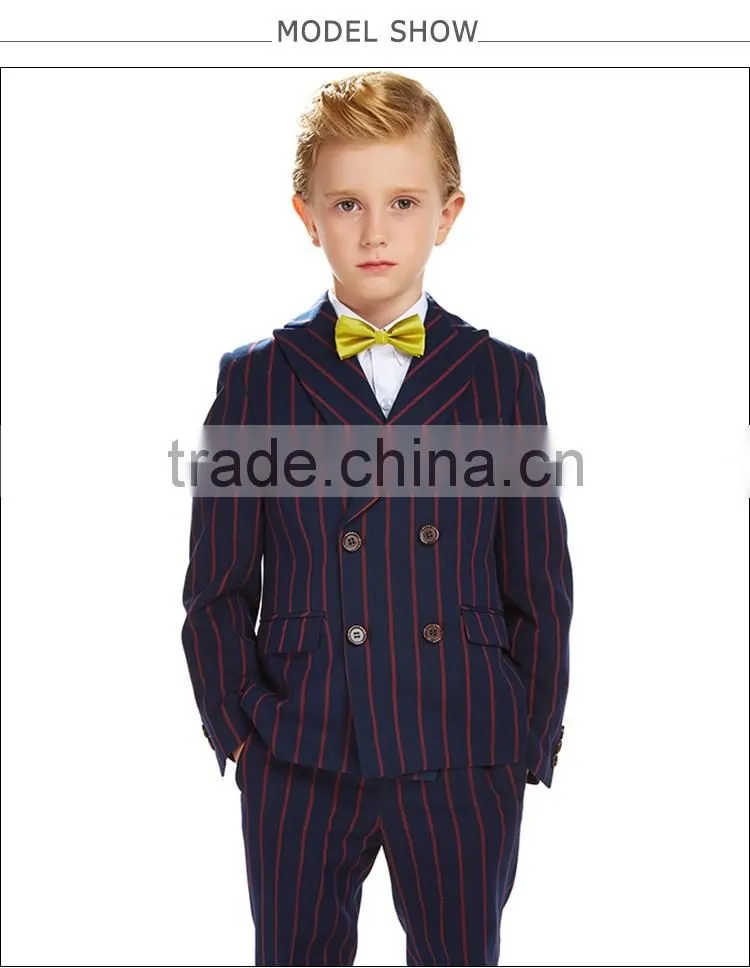 ELPA kids casual suits three pieces vertical stripped party suits for boys