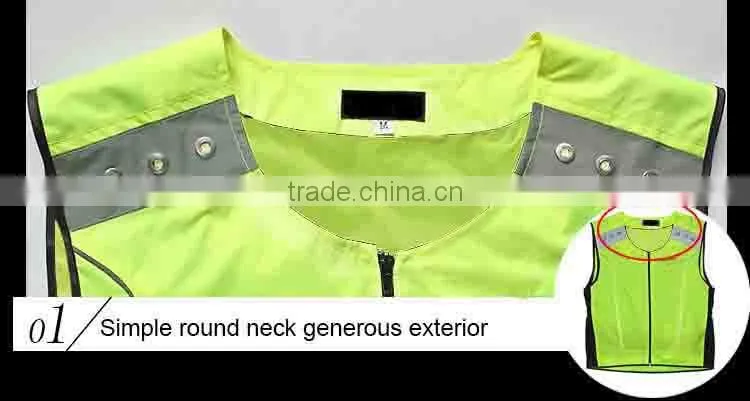 breatheable reflective running clothing /vest/gear for runner at night