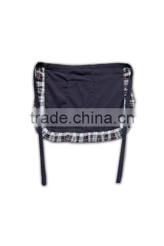 2015 design wholesale promotional solid color disposable waitress aprons