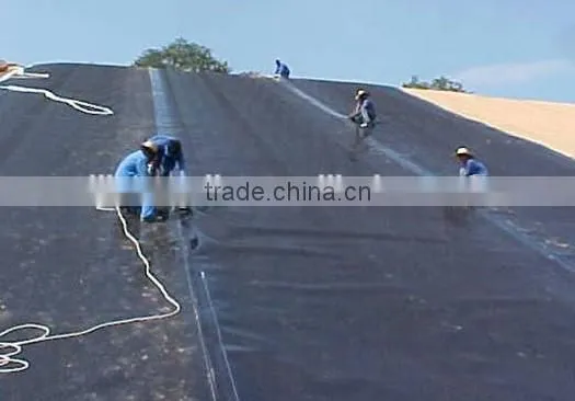 Hdpe geomembrane for seepage control project