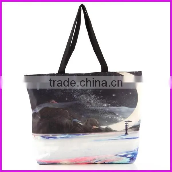 2014 trendy new mexico hot sell digital printed canvas drawstring bag
