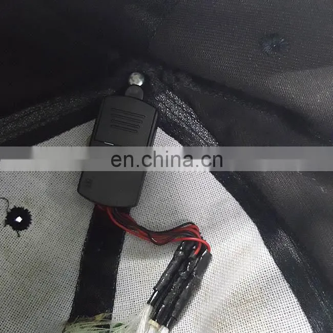 Shenzhen sun protection head baseball led flashing hat for man
