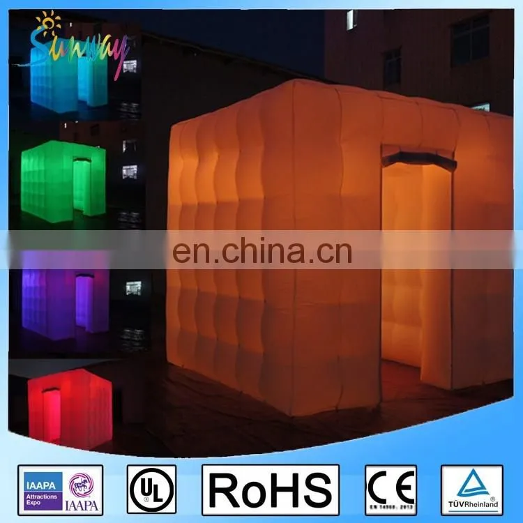 SUNWAY outdoor inflatable lighting tent house for display