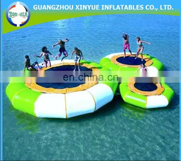 XINYUE 2017 New Collection air bouncer inflatable trampoline, cheap water trampoline