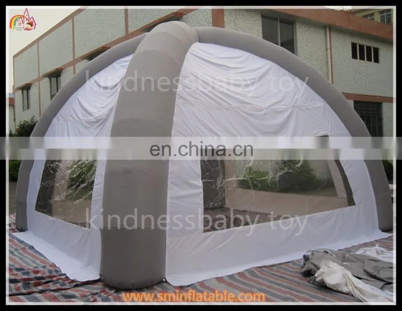 Inflatable tent, inflatable dome tent with three windows for sale