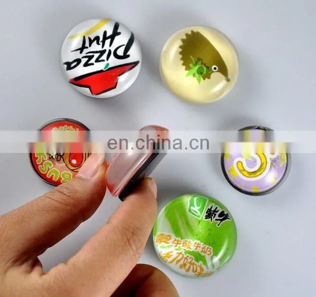 Fashional crystal glass fridge magnet for promotion gifts