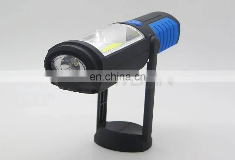 360 Rotation Adjusting Camping Hook Hanging COB LED Magnetic Working Light
