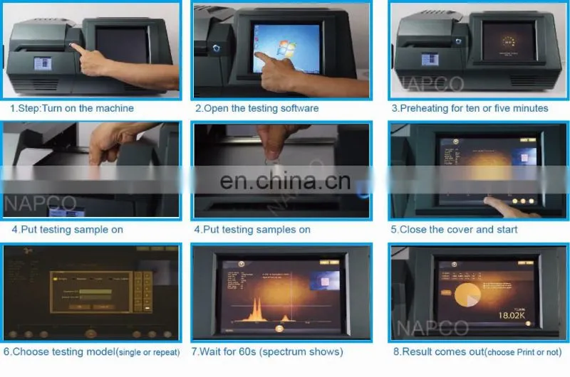 gold testing machine computerised gold analyzer, testing & measuring equipments