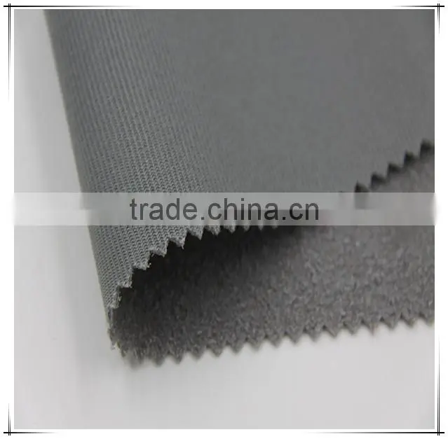 100%Polyester Pu Coating Fabric Thick Suede Fabric