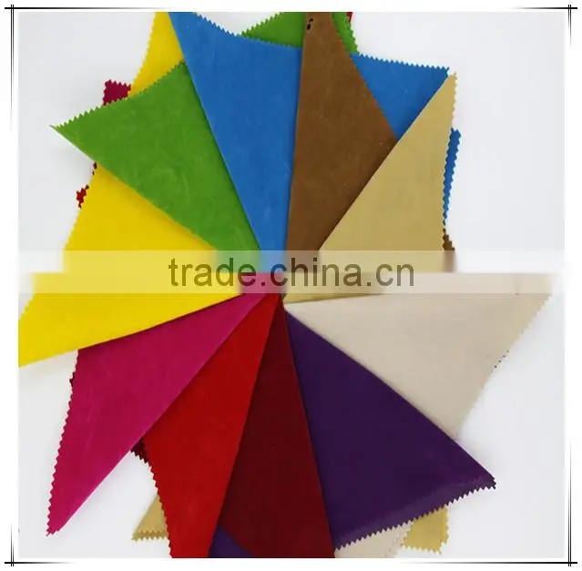 Fashion Girls Dress Fabric Suede Fabric Textile For Cloth High Quality Girls Dress Suede Fabric Suede Textile