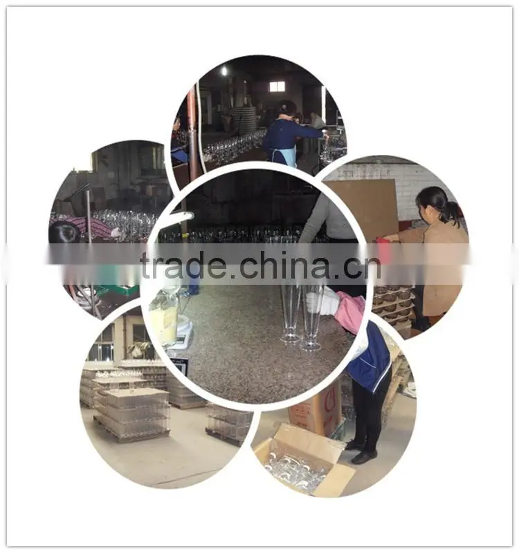 Handmade high quality transparent 750ml glass wine bottles wholesale