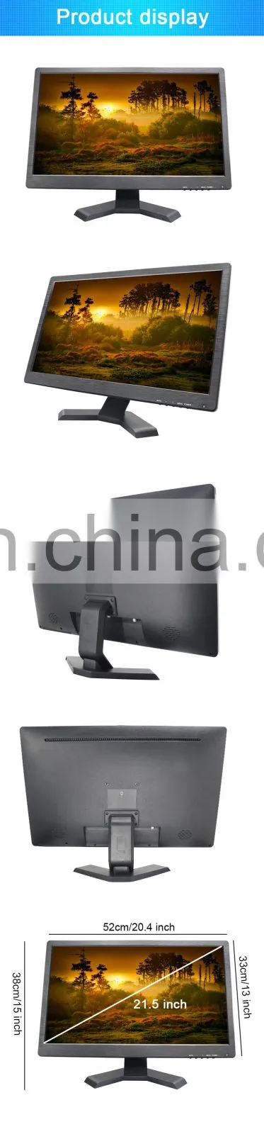 21.5inch HDMI lcd Monitor Home Student Restaurant Comouter pc POS Gaming Display