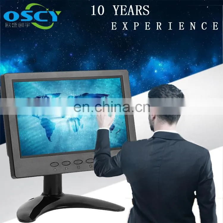 Factory price VGA/BNC/AV Input High Brightness Cctv small Computer Touch Screen 7 inch Lcd hd Monitor