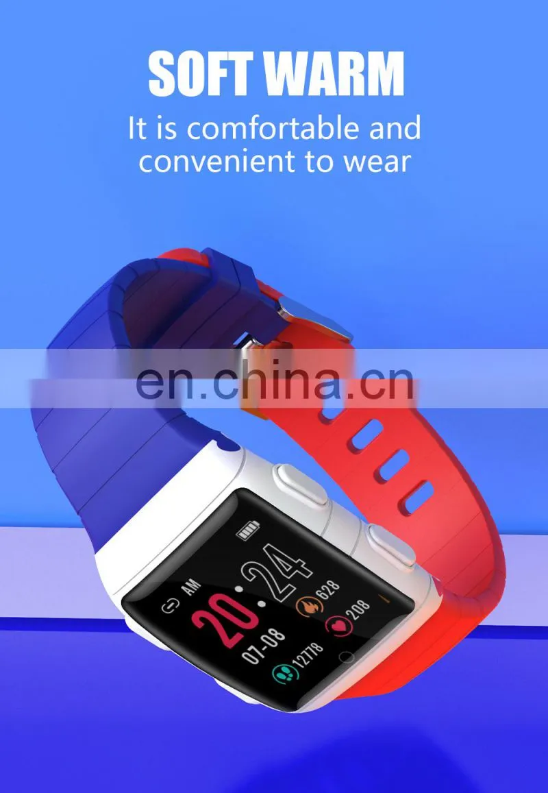 SANDA CR11 Full touch screen smart watch camera heart rate temperature luminous unisex sport Heart Rate Monitor Smart Watch Band