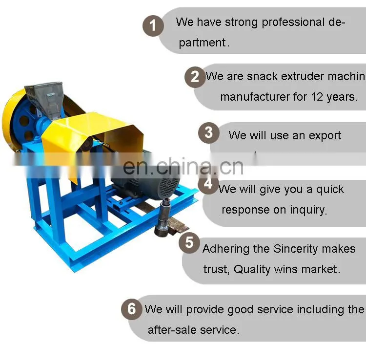 Small Business Mini Puffed Corn rice Snacks Food Extruder machine