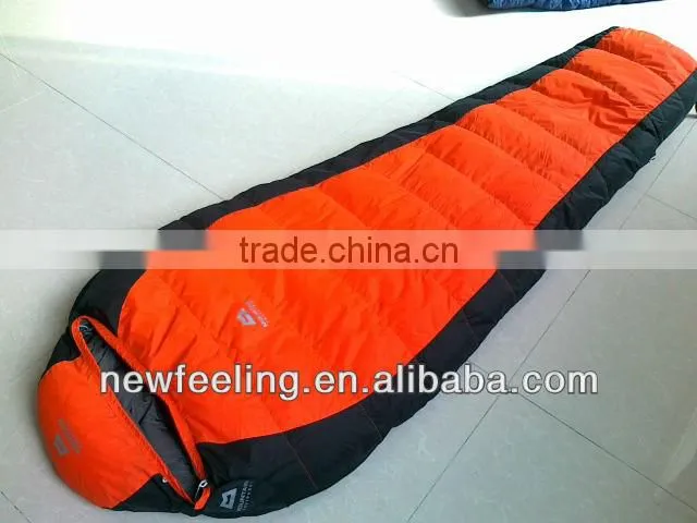 100% white duck down sleeping bag