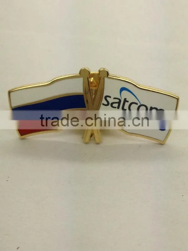 Custom shield metal gift epola badge / imitation lapel pins