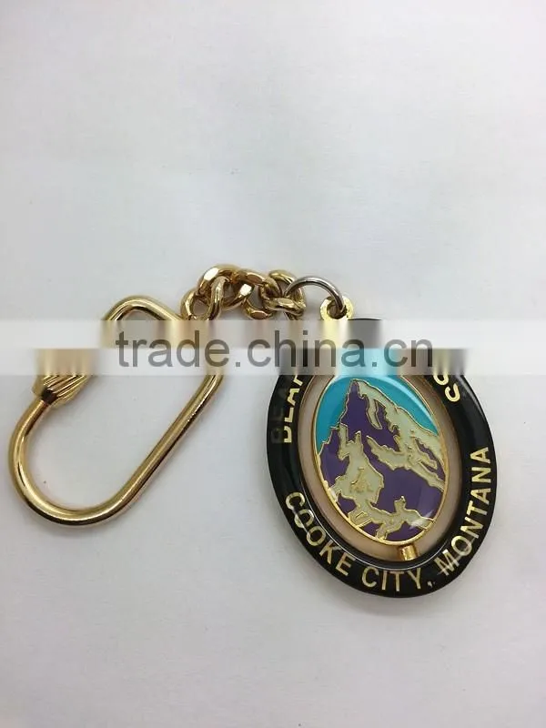 spin key chain double sided key chains custom key chain