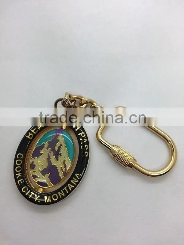 spin key chain double sided key chains custom key chain