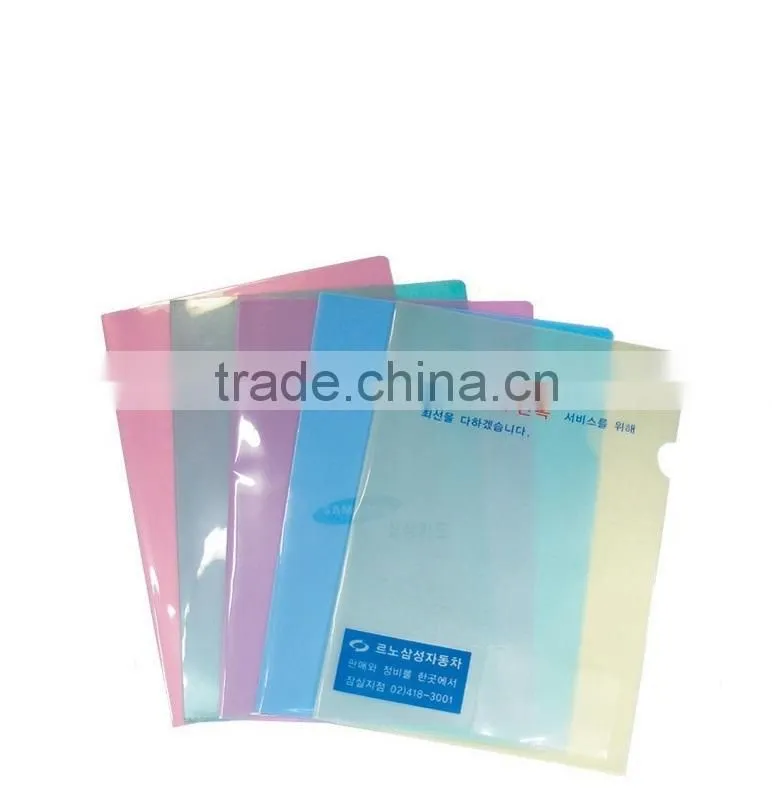 clear file folder (office stationery or meeting document case)