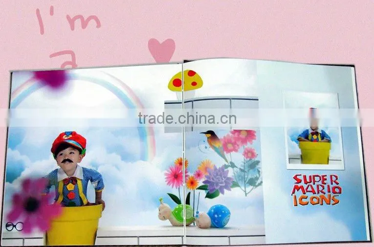015 Top quality & low cost digital hardcover book printing!