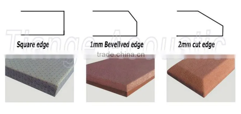 decorative fabric wall panels soundproof fiberglass ceiling manufacture