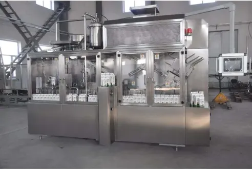 Full Automatic Gable Top Carton Filling Machine for Tea Drink