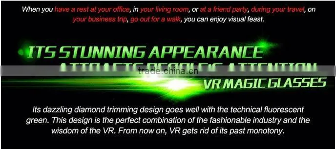 Best Price Support 3.5"-6.0" Phones High Quality Environmental ABS Plastic VR Box 3D Glasses