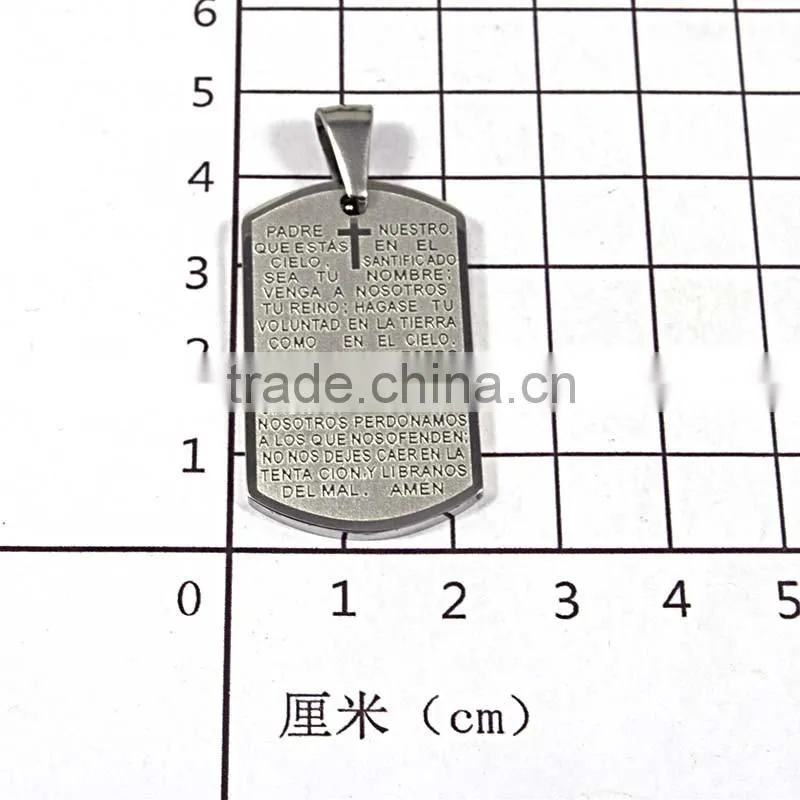 Engagement Occasion And Unise Tag Pendnat Wholesale Cross Pendant Bulk Sale