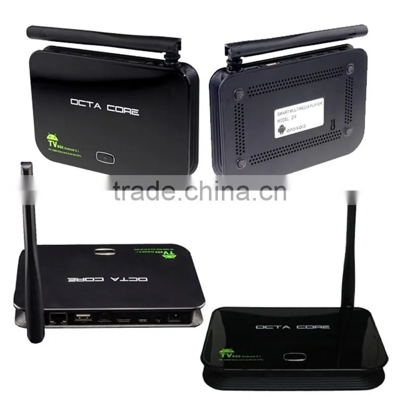 Z4 Android 5.1 LOLLIPOP TV Box A53 Rockchip RK3368 Octa Core 64-Bit CPU 2G/16G Kodi 16.0 BT 4.0 HD 4K iudtv iptv TV Box