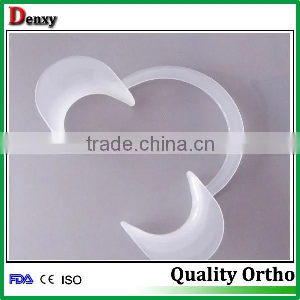 Promotional high quality orthodontic dental mouth opener / soft plastic dentist best choose cheek retractor