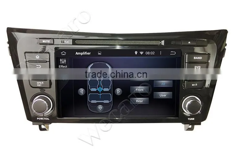Newest Android 4.4.4 car dvd 8" in dash for nissan qashqai car multimedia player Android 1.6 ghz cpu 2014 2015