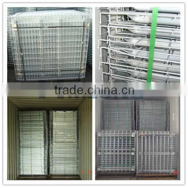 Material handling steel wire mesh decking for pallet racking