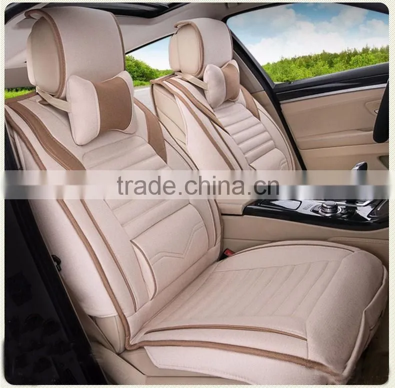 Hi quality Universal colored Flax Car Adult Seat Cushions for Four Seasons