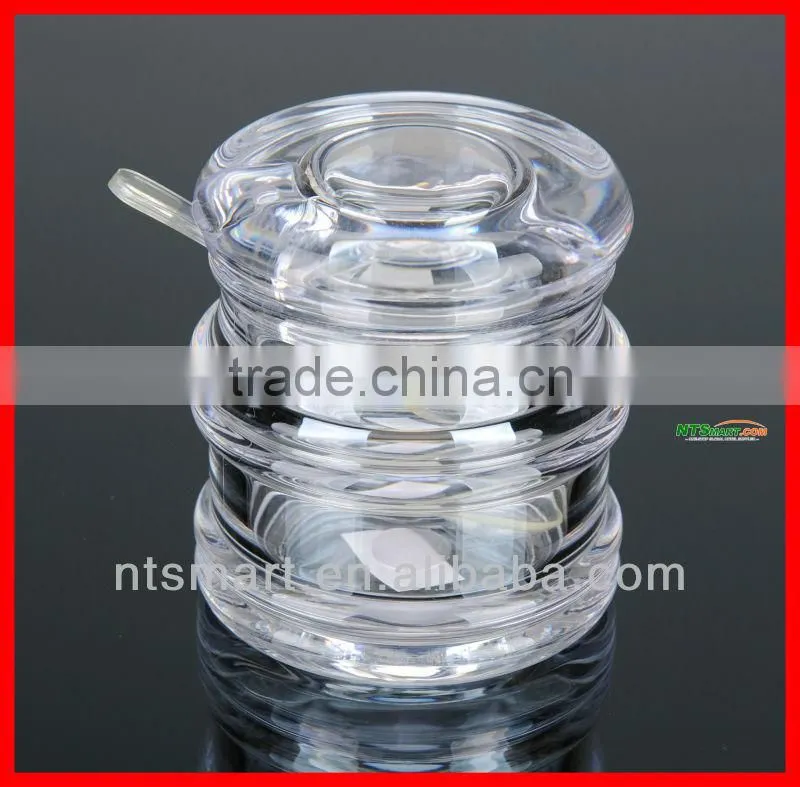 Acrylic Sauce Bottle, saucer