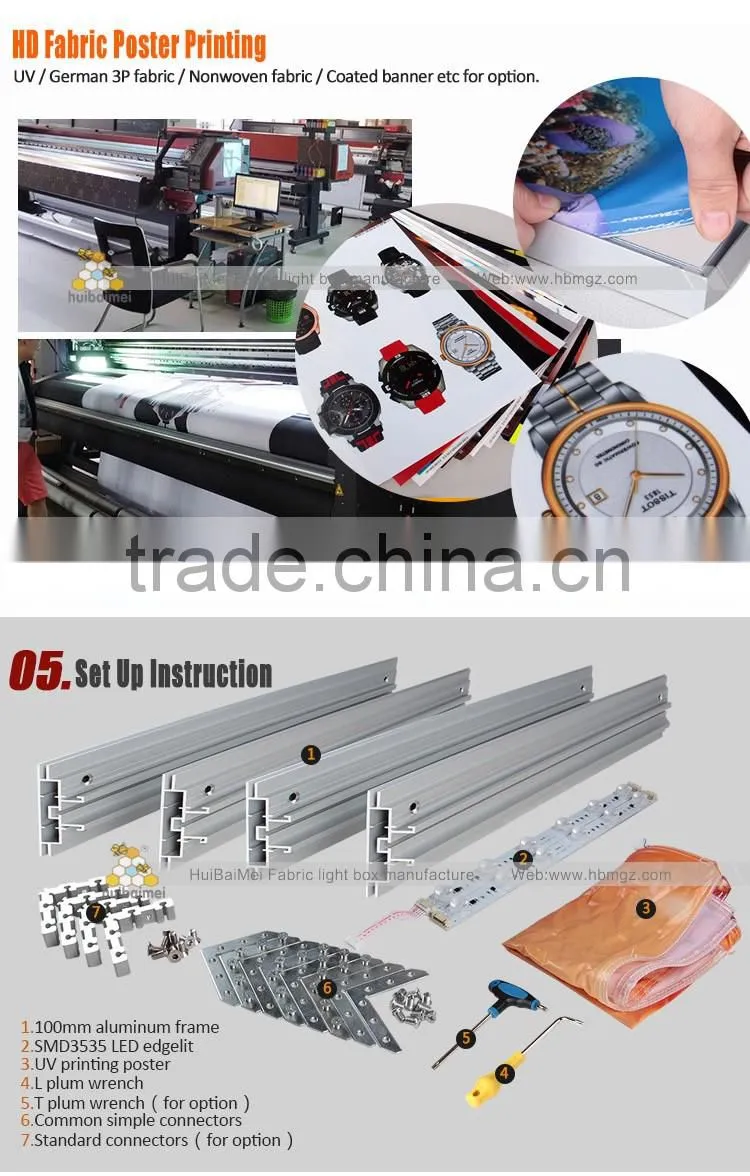 Exhibition Advertising Display Double Sided LED Outdoor Light Box