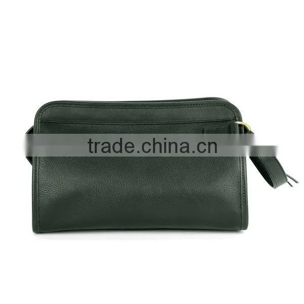 genuine leather airline travel kit bag high quality men travel shaving kit