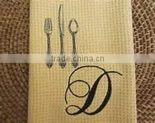 wholesale custom cotton printed tea towel fabric