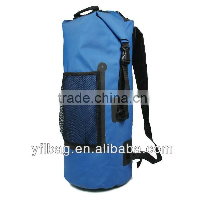 25L TPU PVC cylinder outdoor roll top waterproof backpack