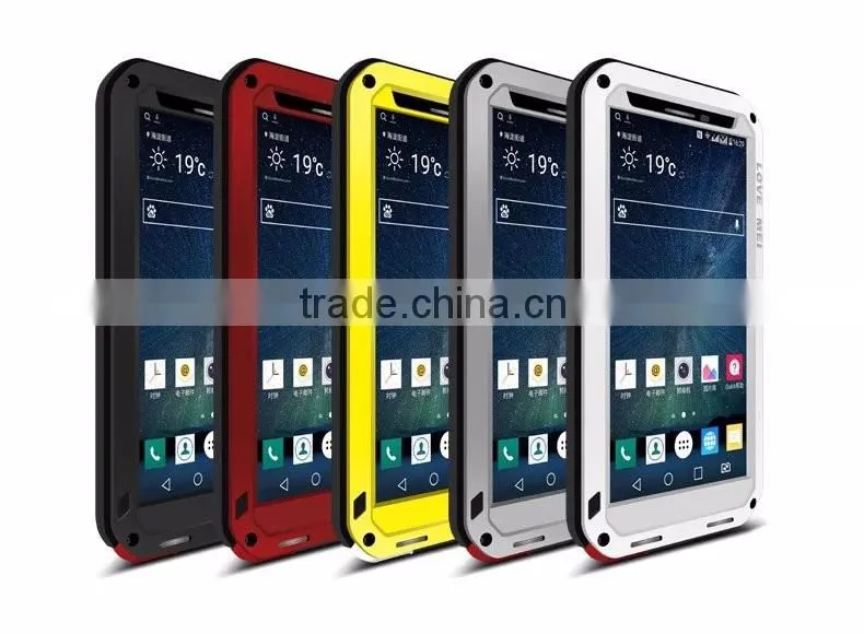 LOVE MEI Heavy Duty Waterproof Shockproof Metal Aluminum Powerful Case For LG V10 5.7 inch Gorilla Glass TB-0155