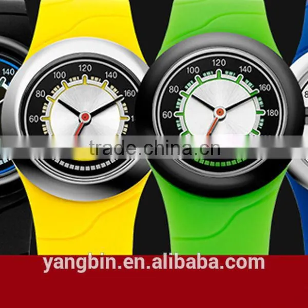 2015 hot sale wholesale silicone band factory watch for girl and lady.